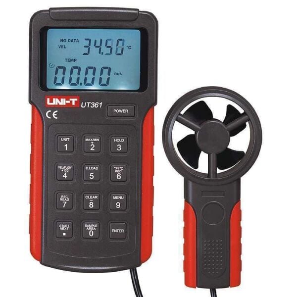 UNİT UT 3361 ANEMOMETRE RÜZGAR HIZI SICAKLIK ÖLÇER