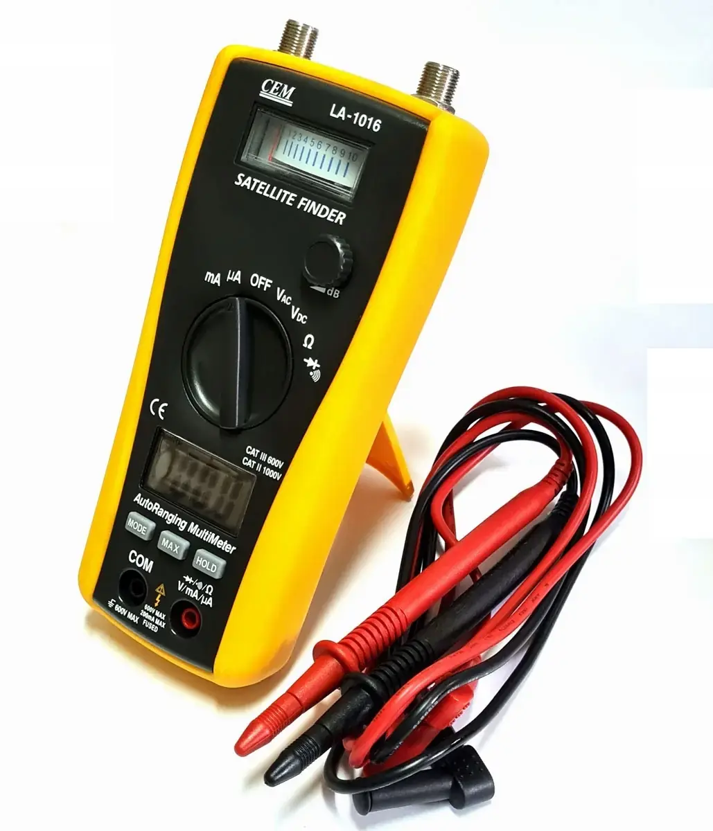 CEM LA 1016 UYDU BULUCU SATELLITE FİNDER VE DİJİTAL MULTİMETER TEŞHİR